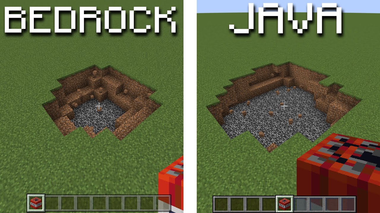 Чем отличается java от bedrock. Чем отличается java от bedrock