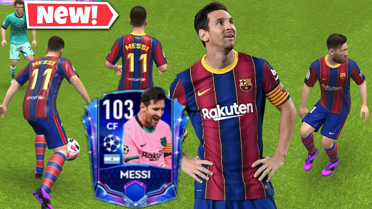 THE MOST INSANE UCL CARD! UCL MESSI PLAYER REVIEW! | FIFA MOBILE 21