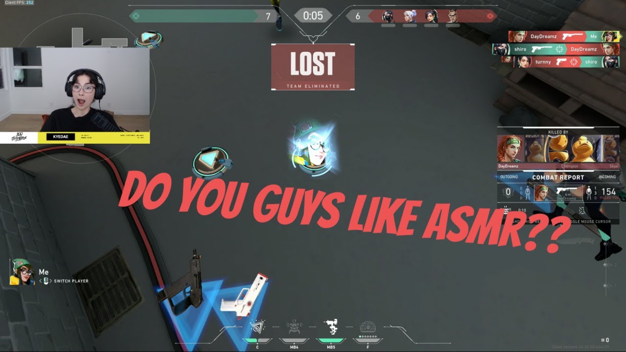 Kyedae suprises her fans with ASMR