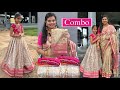 Banarasi Tissue With Embroidery Work Fabric &amp; Saree Combo Collection #cnduoutfits #cndu.in