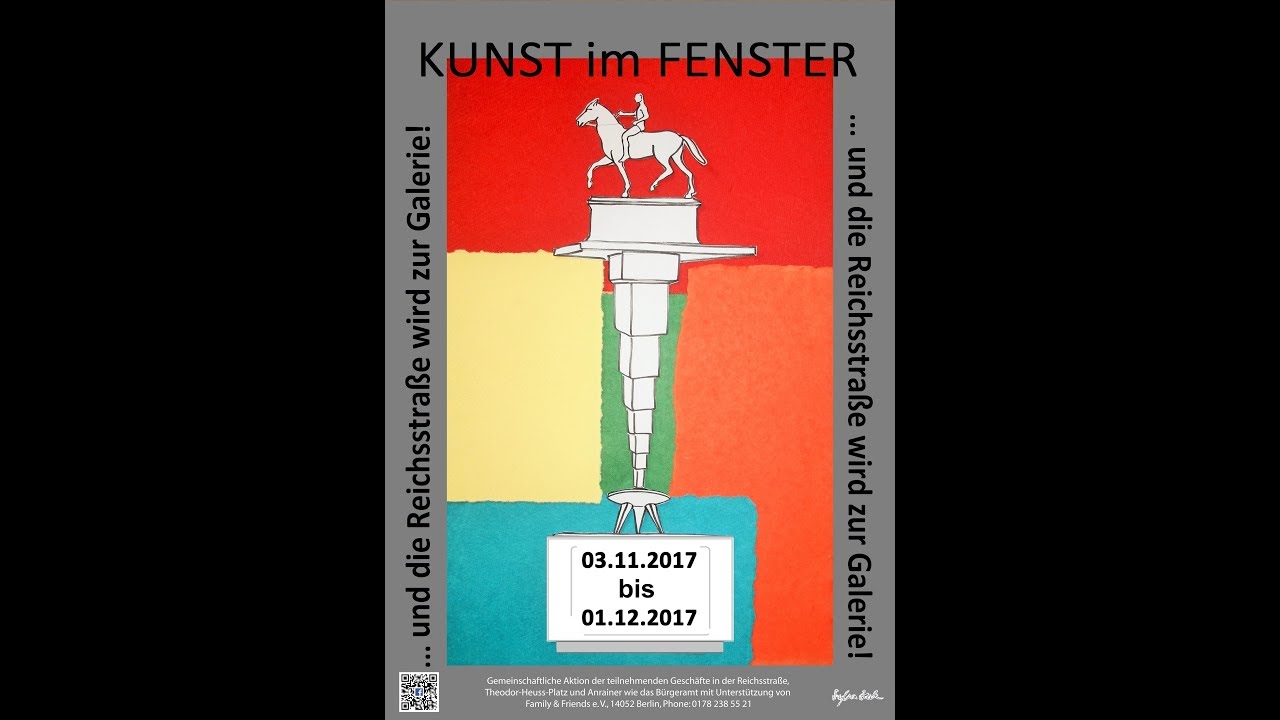 KUNST im FENSTER - und die Reichsstraße wird zur Galerie!
