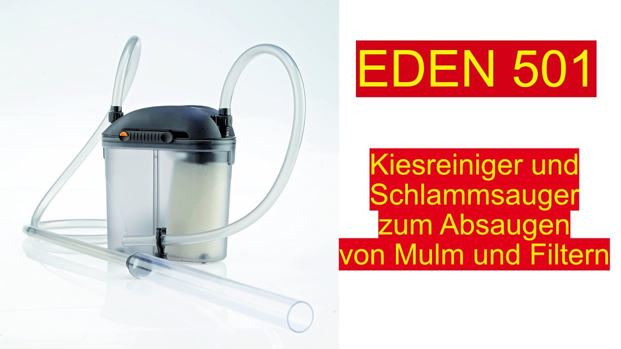 EDEN 501 Aspiratore Di Fondo Per Acquario: Pulizia Profonda, Fino A 300 Litri