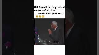 Bill Russell Calls Out The Greatest Centers Of All Time🤣 #shorts