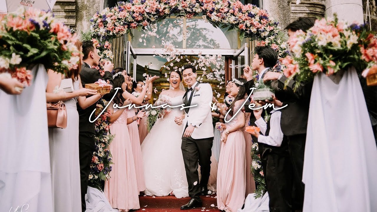 Jonnas and Jem Wedding SDE Paco Park Church Bayleaf Intramuros