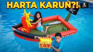 Heidi dan Zidane - Petualangan Harta Karun 🏴☠️ Aturan Kolam & Lompat Seru untuk Anak