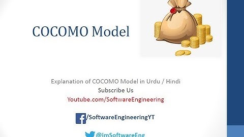COCOMO Model – Constructive Cost Model complete tutorial - Software Engineering Hindi Urdu