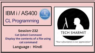 Cat Command In Qshell Printing File Data Using Cat Command Ibmi Training Qshell