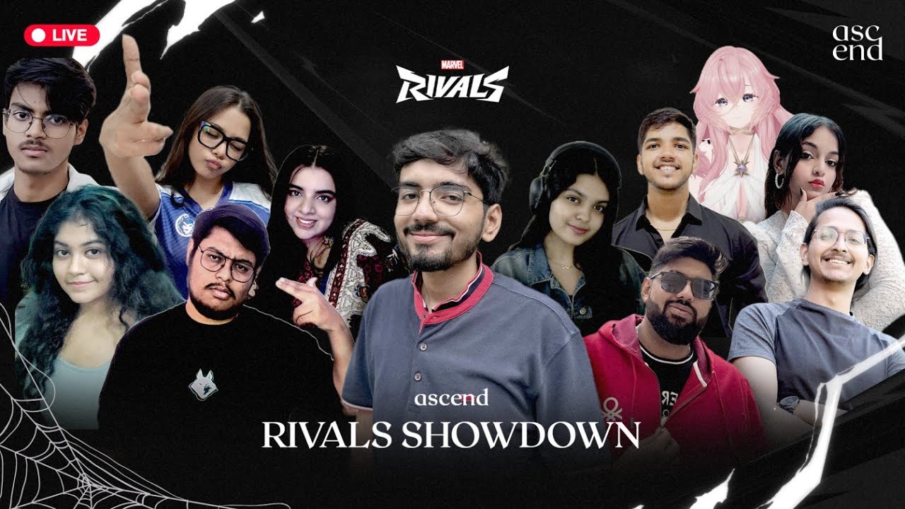 🔴 ASCEND STREAMER SHOWDOWN | Marvel Rivals India Eternity Rank #1 DPS ...