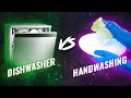 Dishwasher vs hand washing  which uses less water  energy