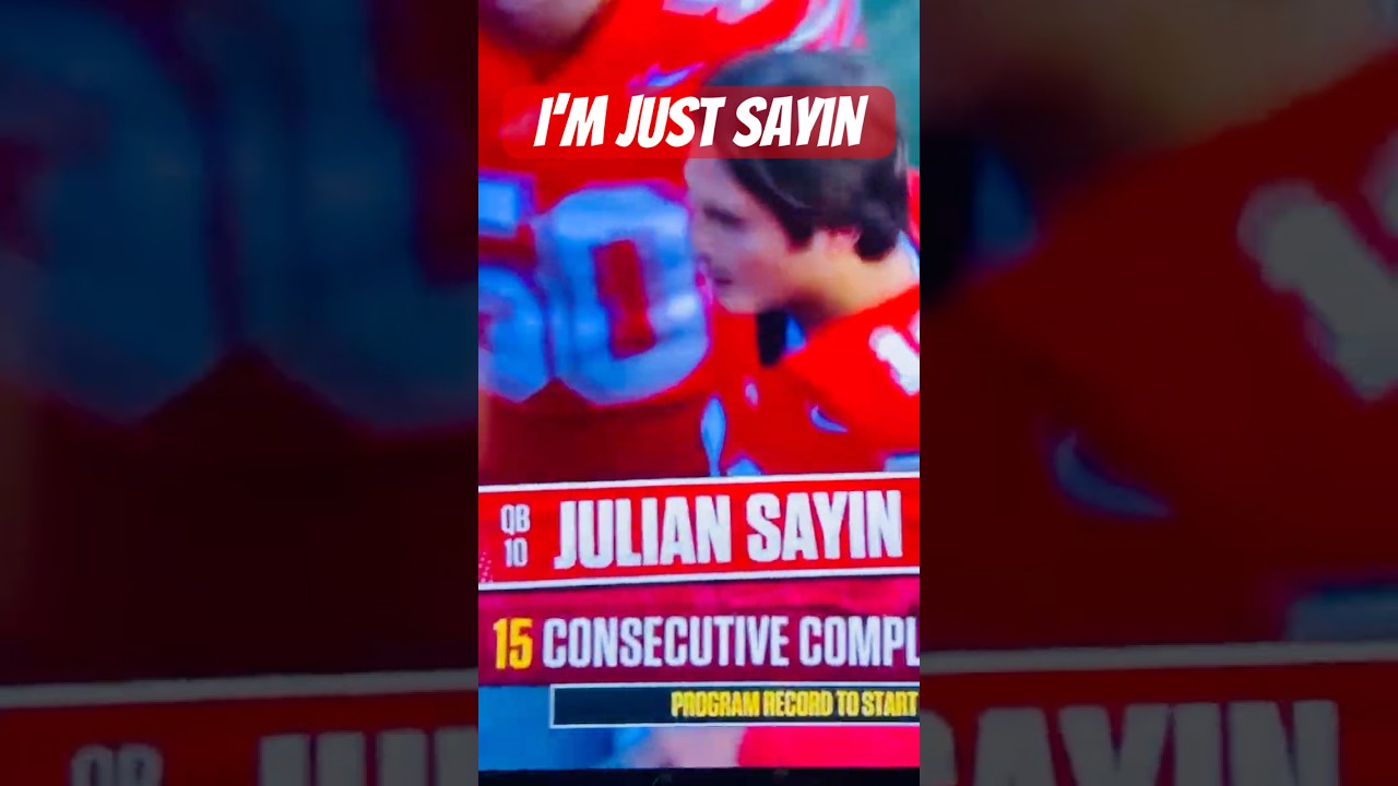 😱 I’m Just Julian “Sayin” - Starts 15-for-15! Perfect Passing vs Grambling State |💥🏈