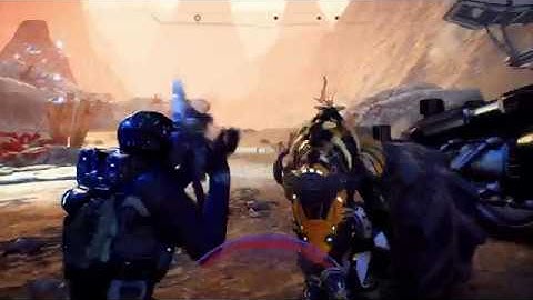 Mass Effect: Andromeda - Hunting The Archon: Outlaw Raiders Combat (M-96 Mattock lV, Biotics)