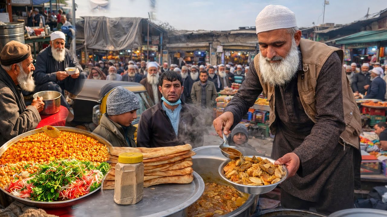 Всё, что вы можете найти на этом деревенском базаре в Кабуле, Афганистан | Уличная еда | Сири Пайе