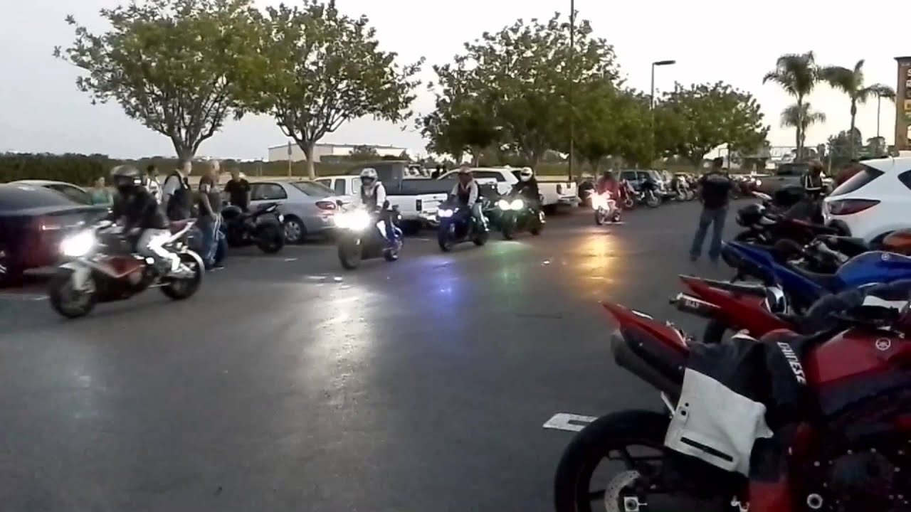 DNz MC 619 San Diego Riders SD Bike Life Cycle Gear Bike Night - YouTube