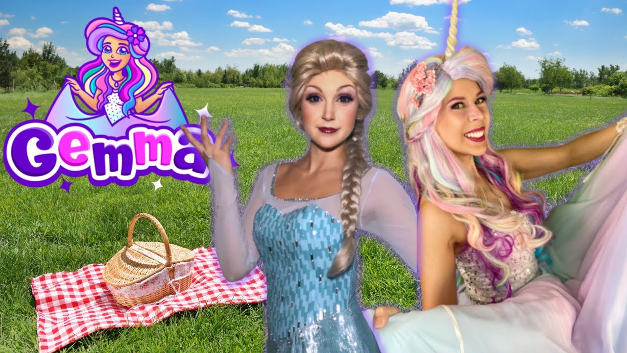 Princess Fun for Kids ❄️ Elsa Surprises Gemma on her Birthday! 👑 Princess Tea Party Adventures 🦄