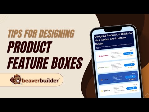Beaver Builder Tutorial: Product Feature Blocks for your Review Site