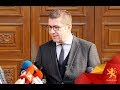 Изјава на Христијан Мицкоски - Претседател на ВМРО - ДПМНЕ 30 10 2019