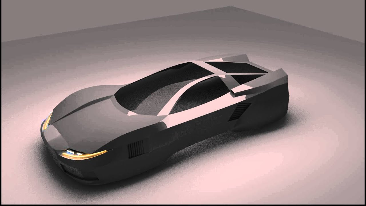 Blender Flying-car WIP Animation Test - YouTube