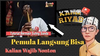 TUTORIAL SULING 1 , posisi  Catrik ,langsung bisa, how to play  sundanis fluth