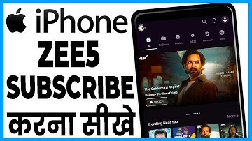 iphone me zee5 subscription kaise kare | how to subscribe zee5 in iphone