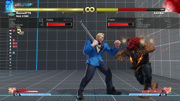 SFV - cody vt2 command grab overhead setup