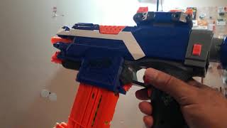 Nerf🔥modified🔥stryfe 110fps avg. 🔫⚡🔫🤙🏽