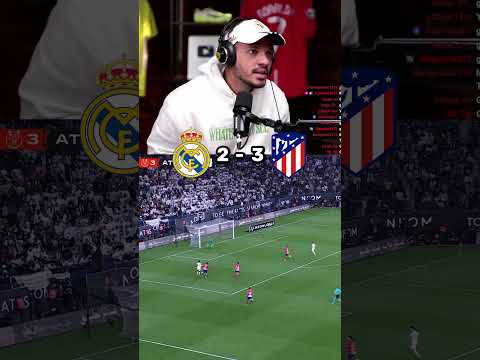 REACCIÓN AL REAL MADRID VS ATLETICO DE MADRID ⚪ VS 🔴⚪