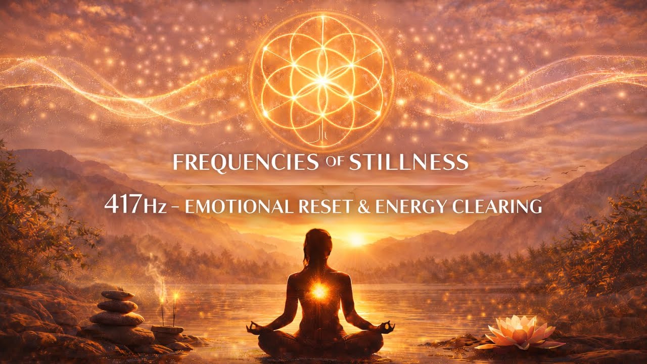 417 Hz Emotional Reset Music for Clearing Negative Energy | Deep Healing Meditation