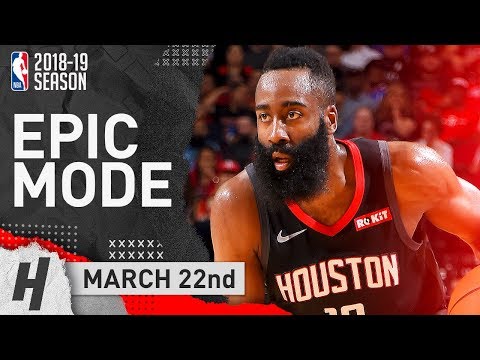 James Harden EPIC CLUTCH Highlights Rockets vs Spurs 2019.03.22 - 61 Points, 9 Threes!