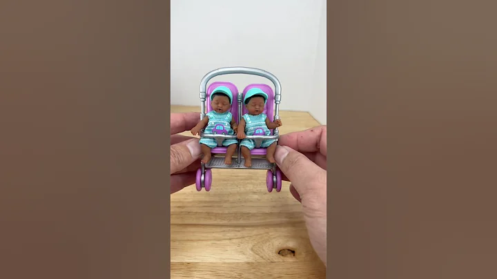 The Twins! My Mini Baby Series 2 so adorable!🥰 #asmr #minibrands #zuru #toyunboxing