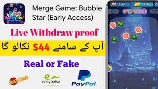 merge game se paise kaise nikale | merge game bubble star app | real or fake | withdrawal screenshot 5