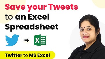 How to Save your Tweets to an Excel Spreadsheet - Twitter MS Excel Integration