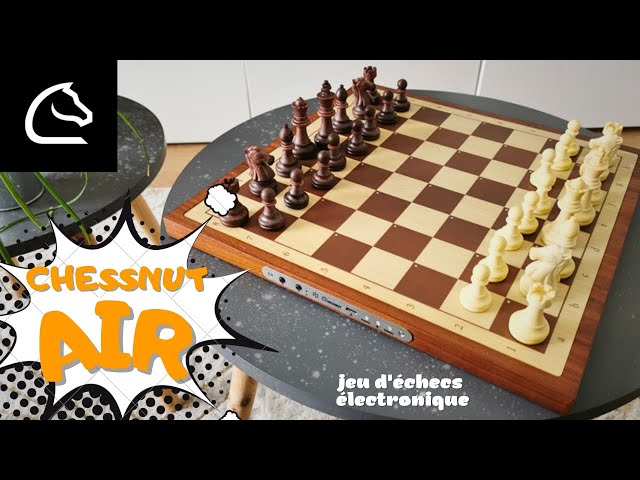 ♟️ CHESSNUT AIR : le meilleur jeu d'échecs (échiquier) électronique en bois  pour jouer contre une AI 