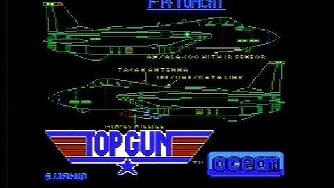 TOP GUN.  A Game For The commodore 64.