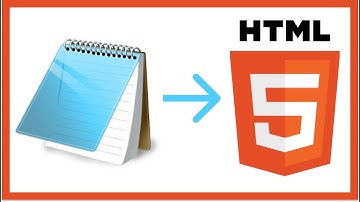 como CREAR un archivo HTML en bloc de notas 🍀
