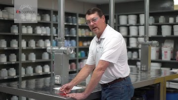 Performing the powder solvent rub test - easy QC tests for powder coatings