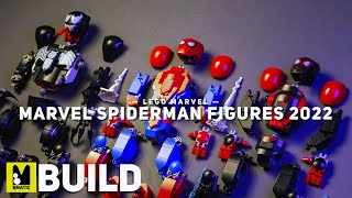 LEGO MARVEL Spiderman Speed Build | Satisfying ASMR Snap Build 2022 | Sets 76225, 76226, 76230