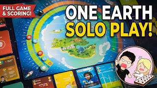 One Earth Board Game Solo Playthrough | Full Game & Scoring screenshot 2