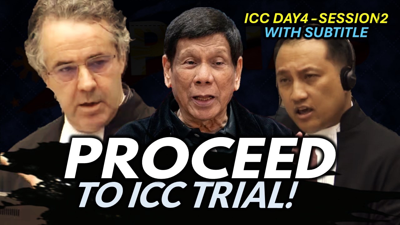 Idiniin ng prosecution na dapat ituloy ang paglilitis ng ICC VS Duterte (Day4 Session 2 w/ Subtitle)