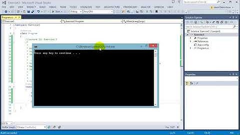 Learn C# for beginners: 22 -  Exercise 3