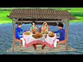 Floating Restaurant Chicken Biryani Mutton Food Hindi Kahani Hindi Moral Stories Funny Comedy Video