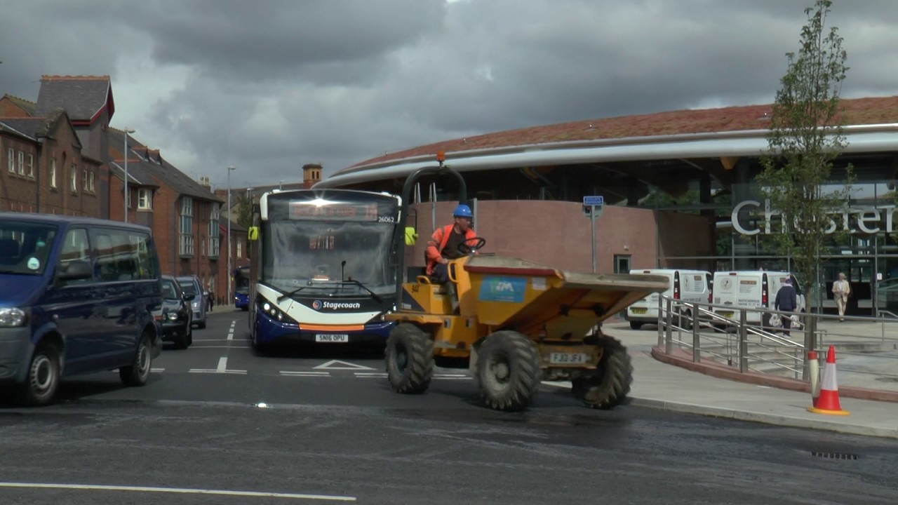 CHESTER NEW BUS STATION JULY 2017 YouTube CHESTER NEW BUS STATION JULY 2017 YouTube