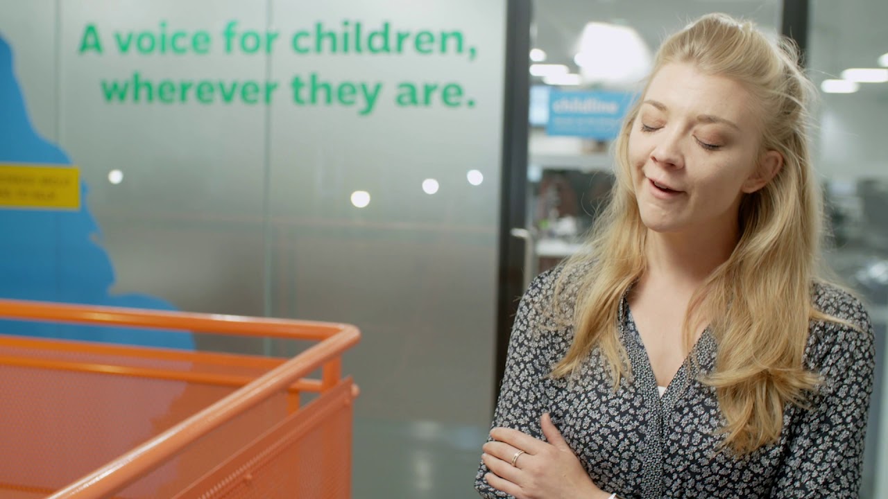 Natalie Dormer visits Childline | NSPCC