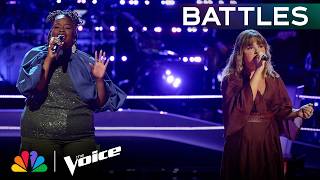 Amanda and Julia Sing DREAMY “Can’t Help Falling in Love” Duet | The Voice Battles | NBC
