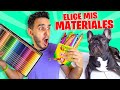 MI PERRO DECIDE MIS MATERIALES PARA DIBUJAR 3 ! Marcadores, Lápices, Acuarelas, etc HaroldArtist