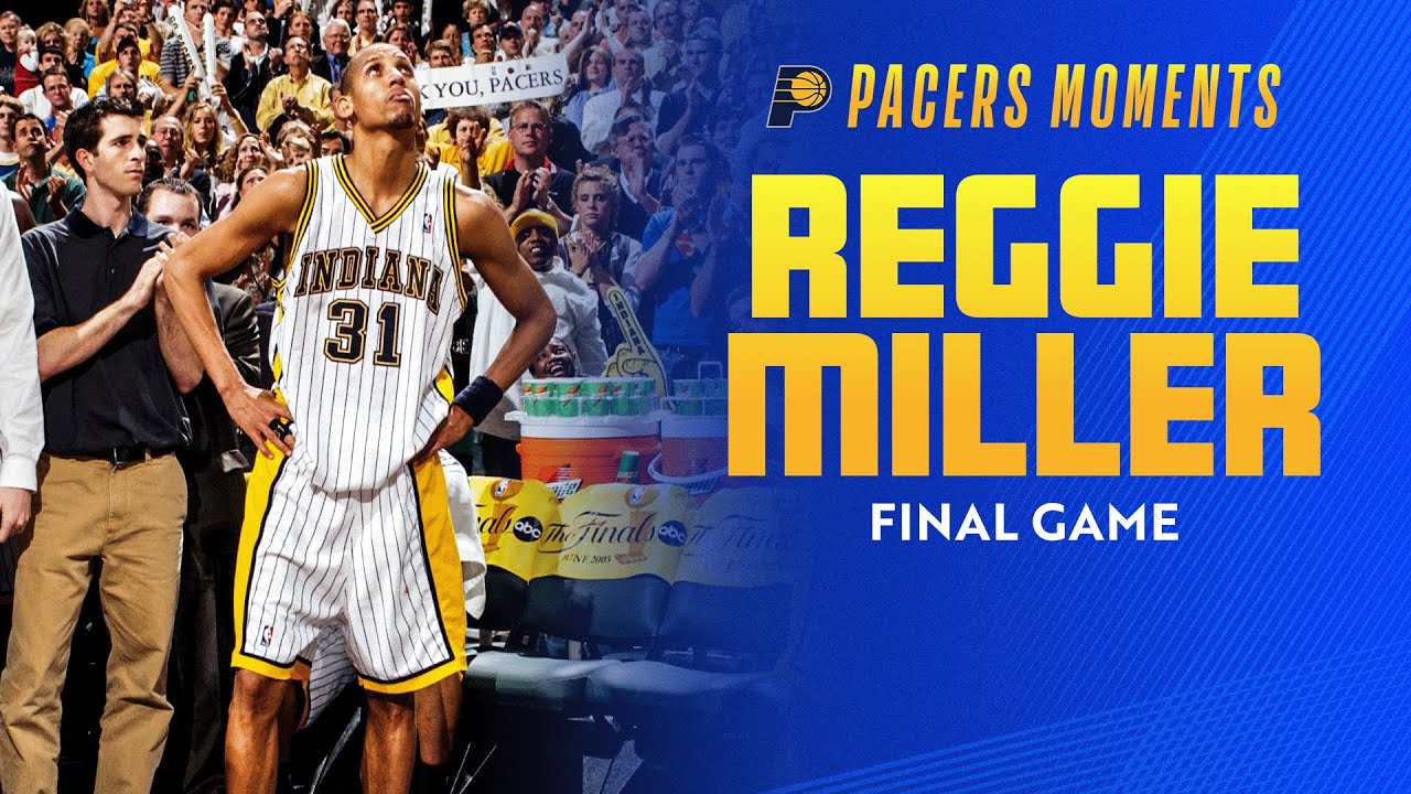 Reggie Miller during his final season with the Pacers in 2004-2005