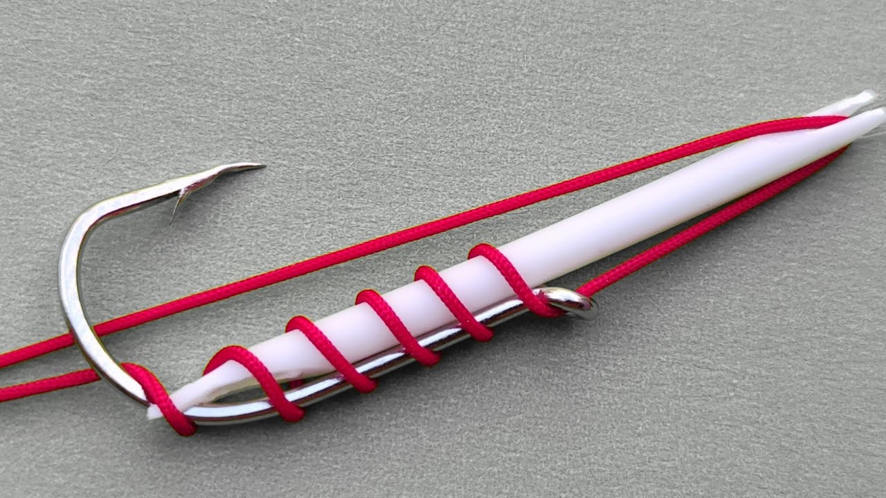 Incredible Tool ¥ For tying fishing knots homemade YouTube