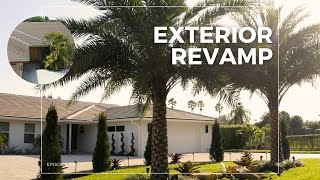 A Modern Exterior Makeover For This Dated Home | 1980's Florida Home Renovation in Coral Springs, FL