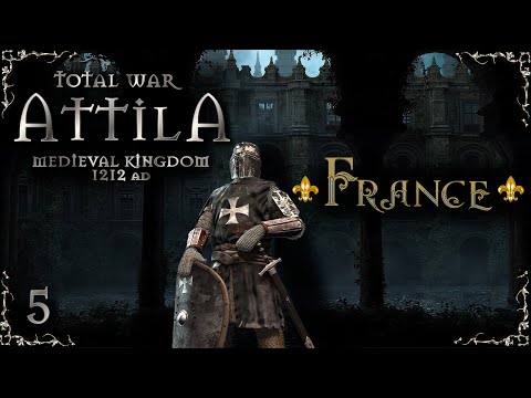 Видео: Attila total war мод MK 1212 Франция-Царство небесное#5