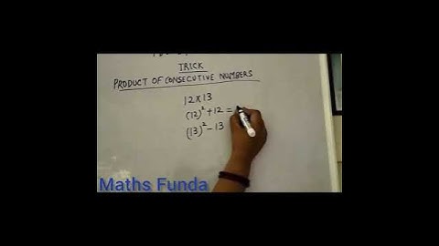 Product of Consecutive Numbers #mathsfunda #mathshorts #mathstricks