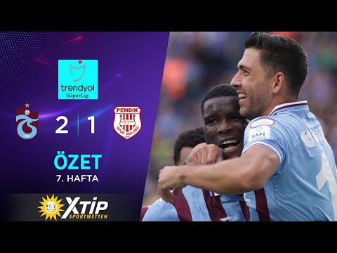 Trabzonspor Pendikspor Goals And Highlights